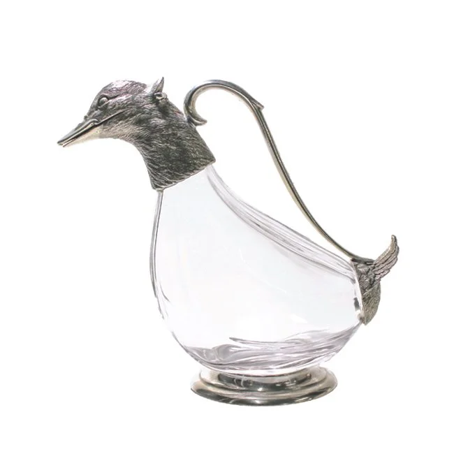 Duck Crystal Wine Decanter - Vintage Style — MENAGERIE WINE POURERS